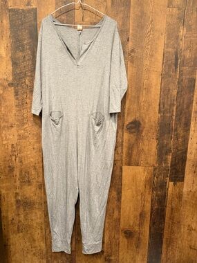 Smash + Tess Monday long sleeve jumpsuit grey XL EUC